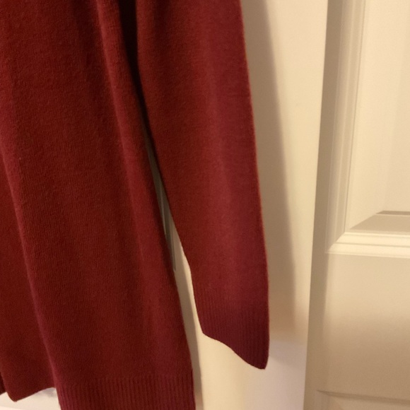 NWOT Burgundy Open Cardigan - Picture 5 of 7